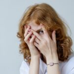 Woman experiencing cannabis induced psychosis after smoking weed