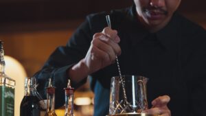 Man Realizing the Dangers of Mixing Alcohol and Mobic