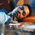 Man suffering from a cocaine overdose